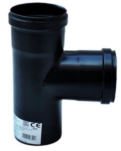 Derivazione a T Linea Nero per Stufa a Pellet Spessore 1.2 mm