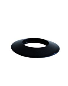 Rosone Copritubo in Silicone Linea Nero Pellet