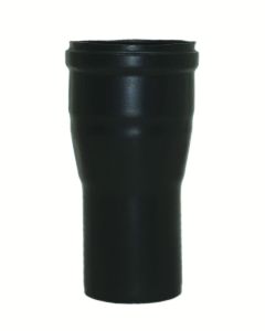 Riduzione Linea Nero per Tubo Stufa Pellet Spessore 1.2 mm