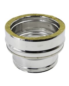 Raccordo Acciaio Inox da Mono Parete a Doppia Parete - Gamma Diametri