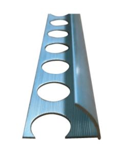 Profilo Jolly Alluminio Satinato 2.5 mt Tondo h8