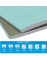Lastra Idrorepellente in Cartongesso Verde Knauf GKI 1200x2000