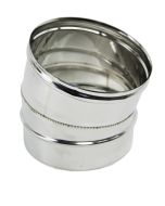 Curva Acciaio Inox Aperta 15 Gradi Aisi 304 sp 5.10