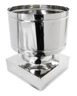 Fumaiolo 4 Venti Acciaio Inox Base Quadra