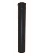 Canna Fumaria Tubo Linea Nero Stufa Pellet Spessore 1.2 mm 100