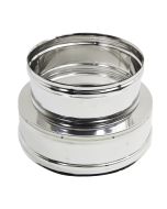 Raccordo Acciaio Inox da Doppia Parete a Mono Parete
