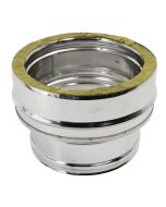 Raccordo Acciaio Inox da Mono Parete a Doppia Parete - Gamma Diametri