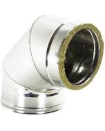 Curva Acciaio Inox Chiusa 90 Gradi Aisi 316 Doppia Parete