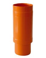Giunto di Riparazione in pvc Rosso per Tubazioni di Scarico