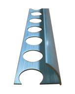 Profilo Jolly Alluminio Satinato 2.5 mt Tondo h8