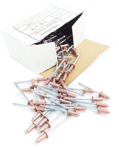 Rivetto Alluminio Finto Rame 100 pz