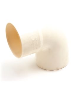 Curva pvc Chiusa Bianca