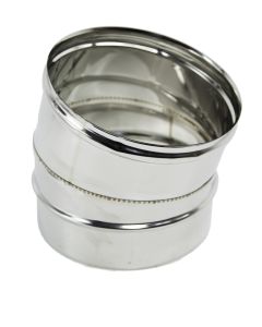Curva Acciaio Inox Aperta 15 Gradi Aisi 304 sp 5.10