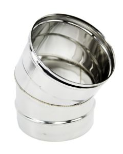 Curva Acciaio Inox Aperta 30 Gradi Aisi 304 sp 5.10