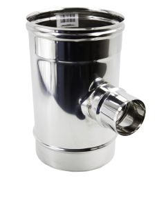 Derivazione a t  Canna Fumaria Ridotta 80 Aisi A.304 5.10