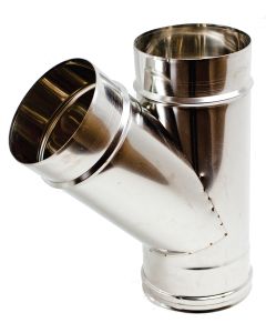 Derivazione a y Canna Fumaria Acciaio Inox A.304 5.10