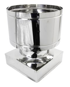 Fumaiolo 4 Venti Inox Base Quadra