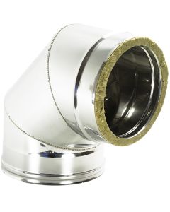 Curva Acciaio Inox Chiusa 90 Gradi Aisi 316 Doppia Parete