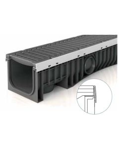 Canaletta  con Telaio in Acciaio Zincato C250 L200 x 150h x 1000l