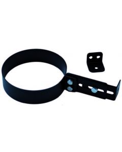Collare Regolabile Linea Nero Stufa Pellet Spessore 1.2 mm