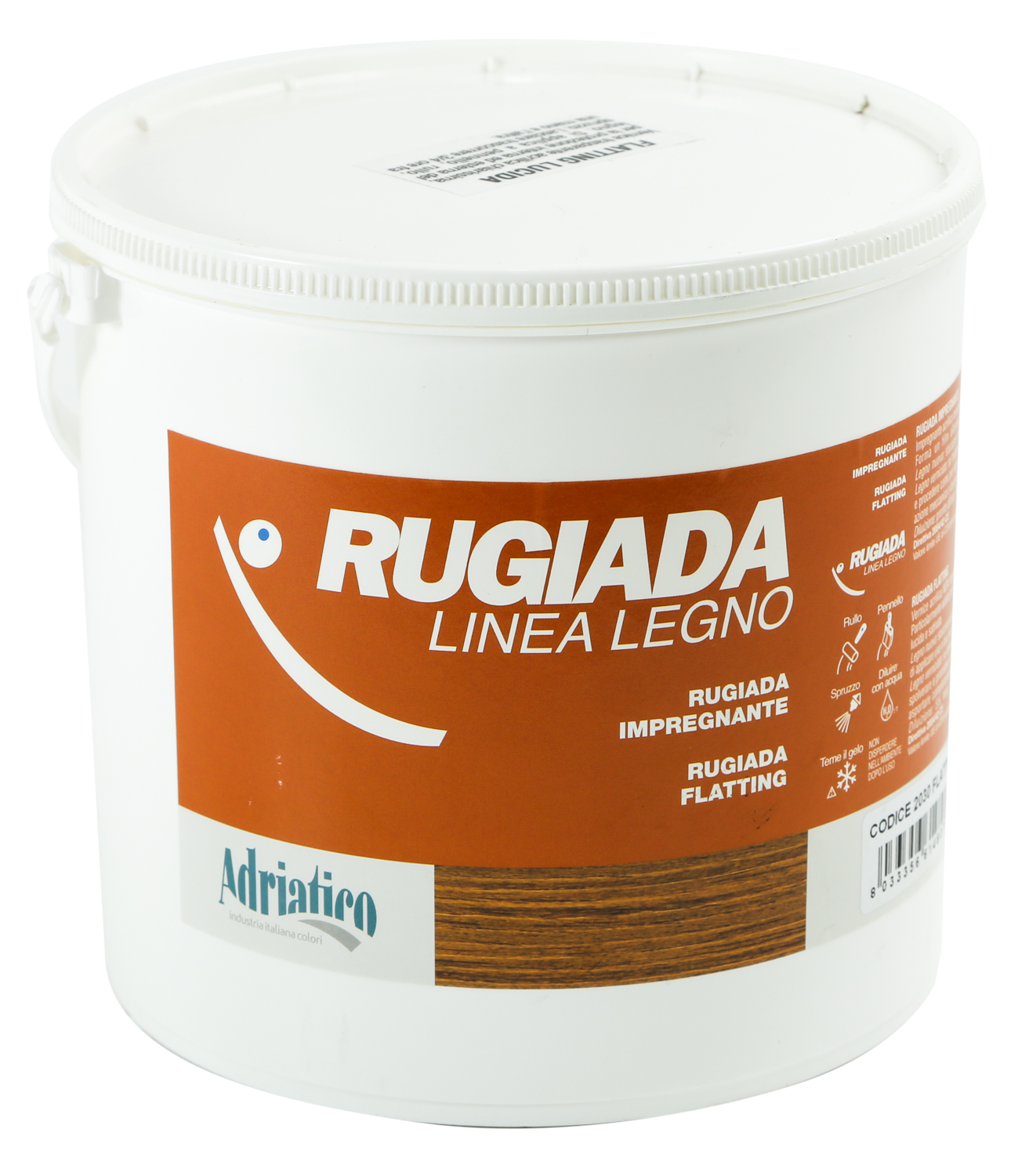 Rugiada Impregnante Cerato Colorato per Legno All'acqua 0,75 lt