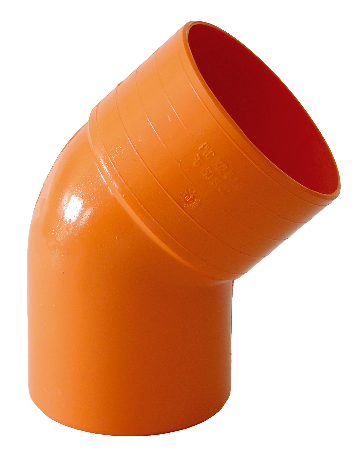 Curva pvc Aperta Rossa