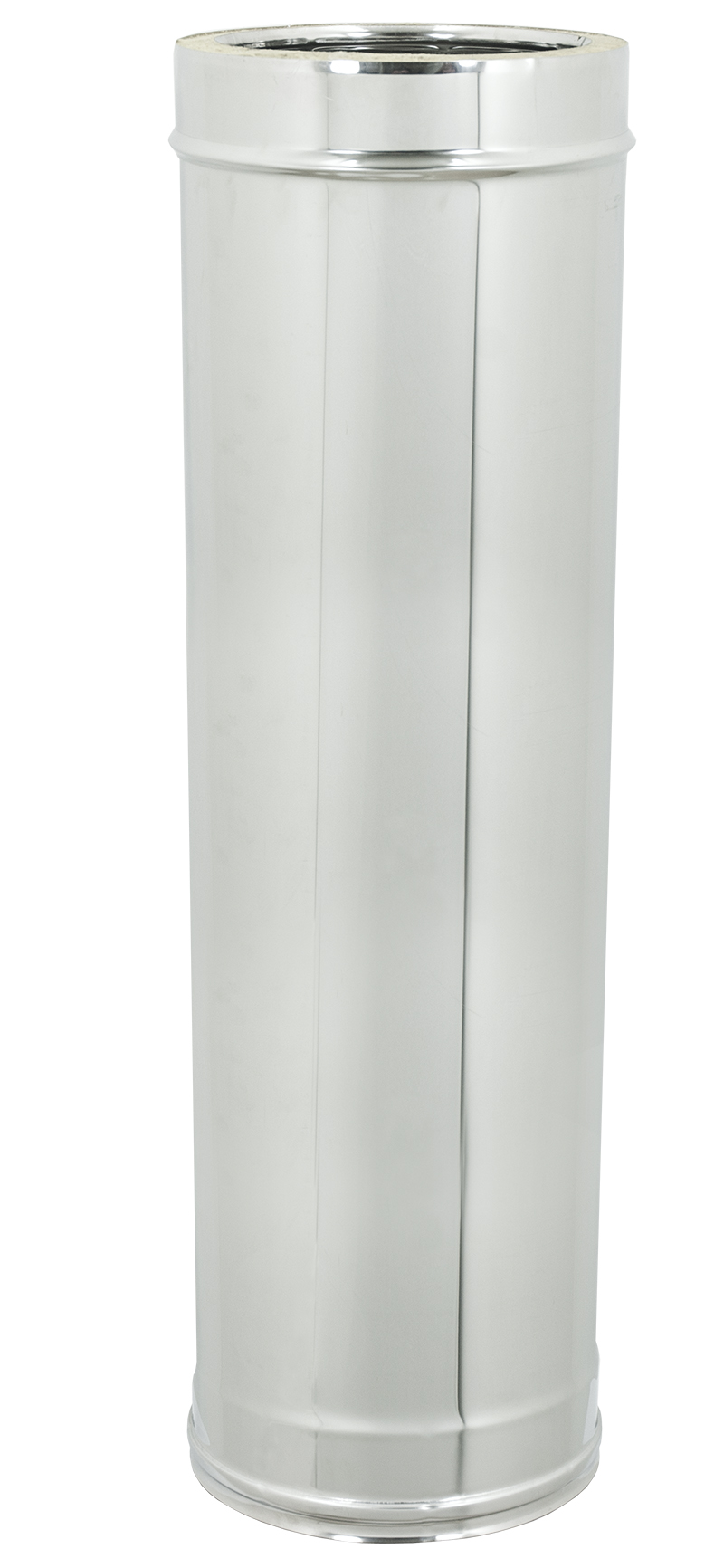 Canna Fumaria Tubo Acciaio Inox Aisi 304 h 1m sp. 5.10