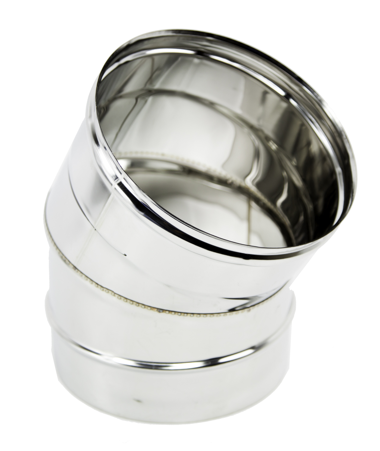 Curva Acciaio Inox Aperta 30 Gradi Aisi 304 sp 5.10