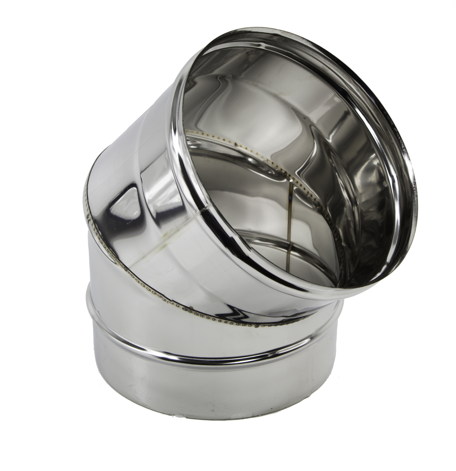 Curva Acciaio Inox Aperta 45 Gradi Aisi 304 sp 5.10