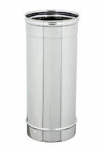 Canna Fumaria Tubo Acciaio Inox Aisi 304 h 0.25m sp. 5.10