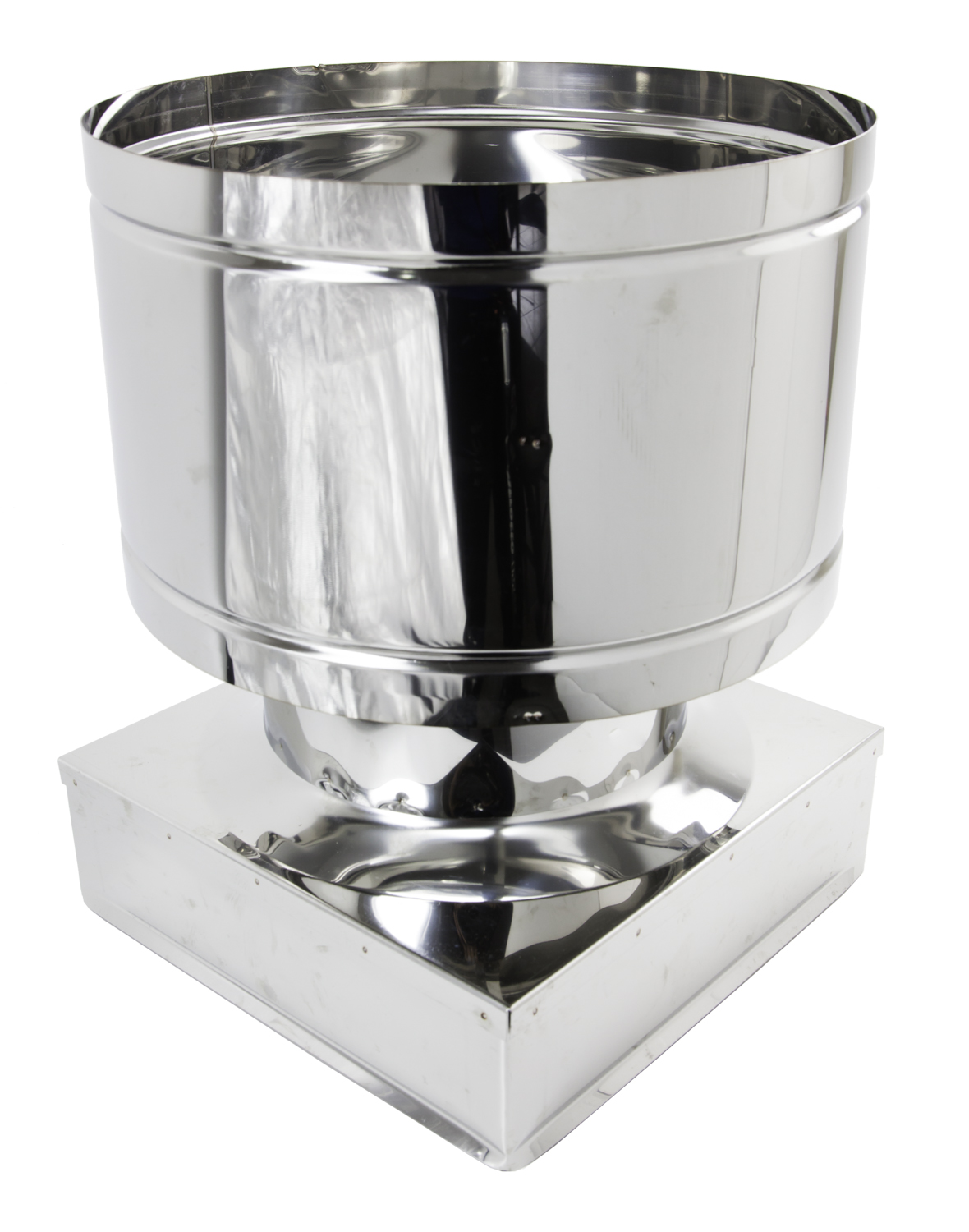 Fumaiolo 4 Venti Acciaio Inox Base Quadra