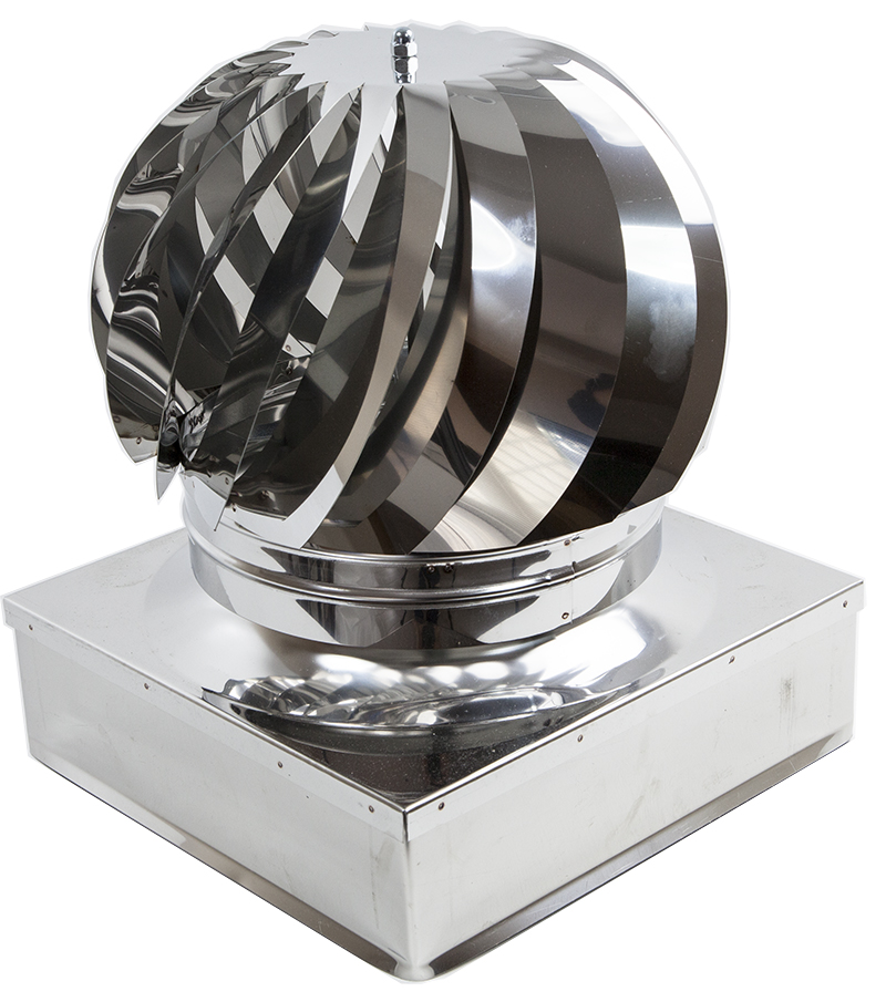 Aspiratore Acciaio Inox Base Quadra Tirafumo