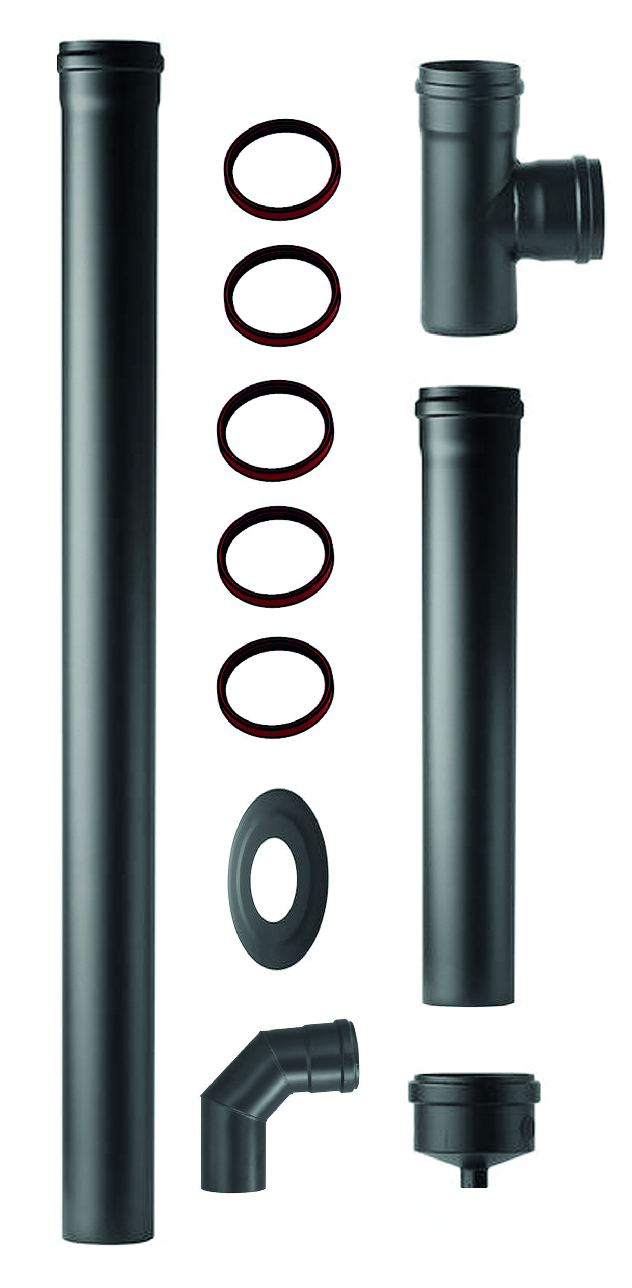 kit Facile Linea Nero Stufa Pellet