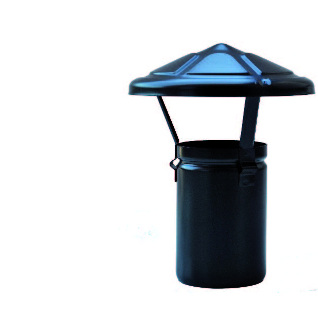 Terminale Antivento Cappello Cinese per Canna Fumaria Linea Pellet