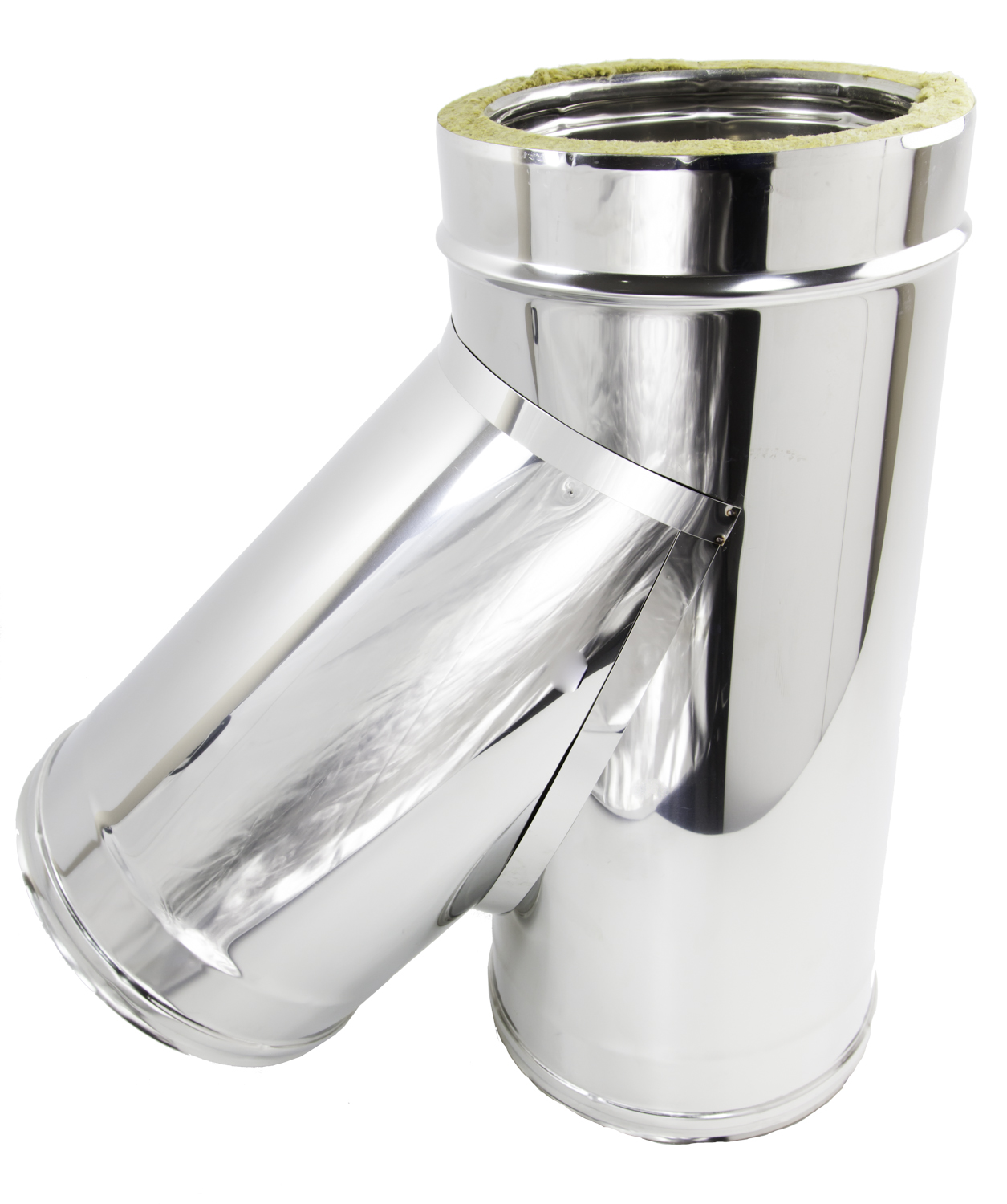 Derivazione a y Canna Fumaria Acciaio Inox Doppia Parete