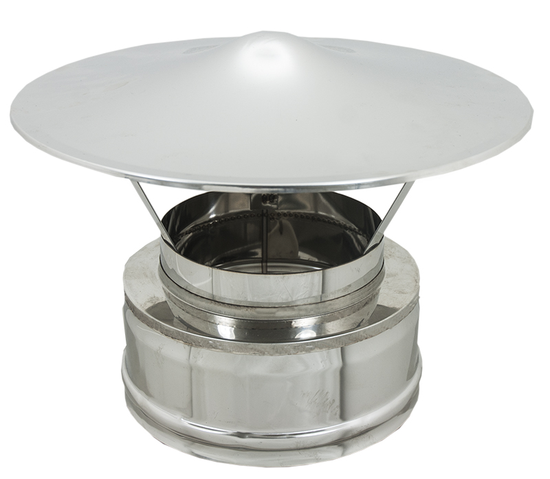 Testa Camino Acciaio Inox (cinese) Doppia Parete
