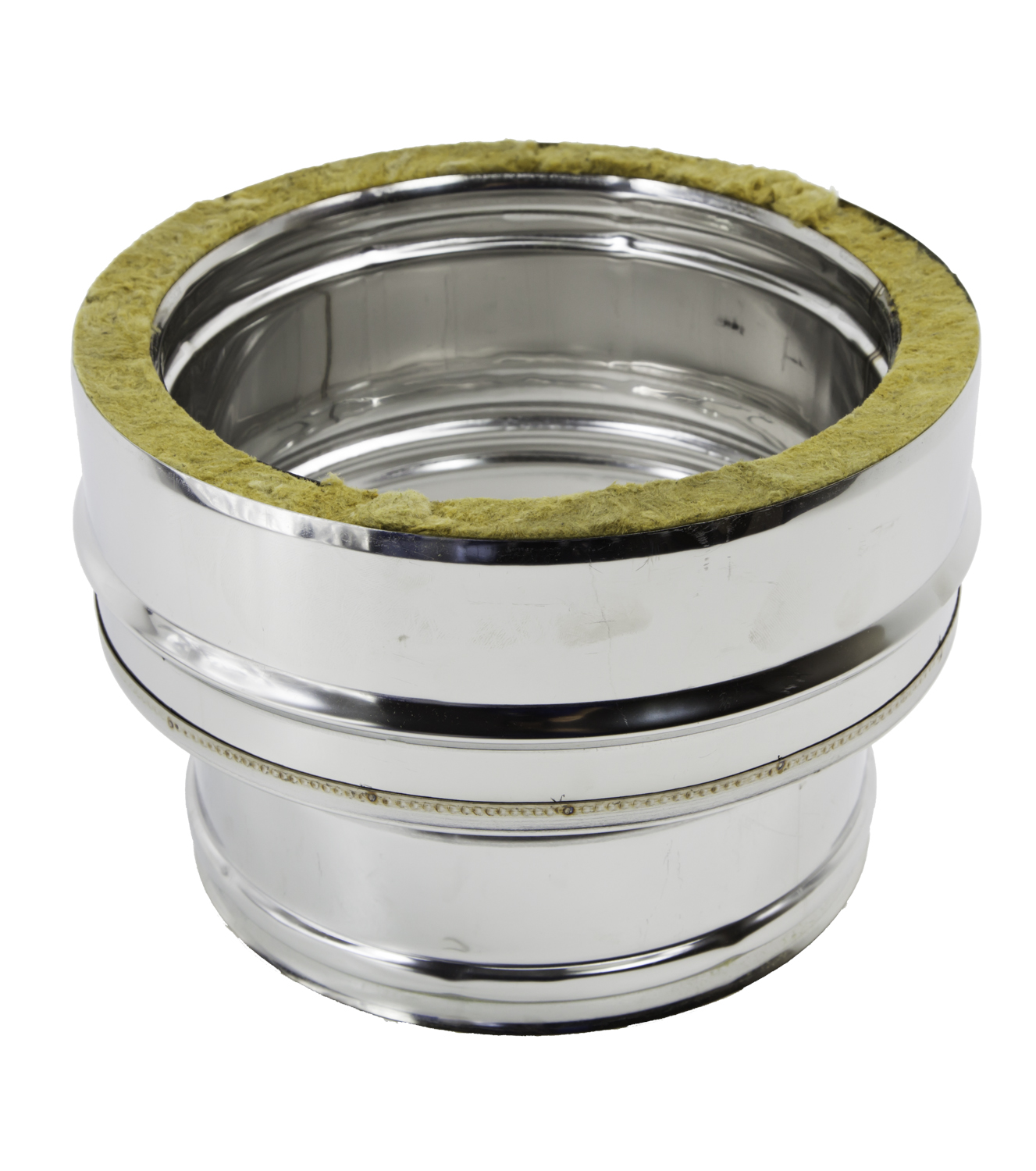 Raccordo Acciaio Inox da Mono Parete a Doppia Parete - Gamma Diametri