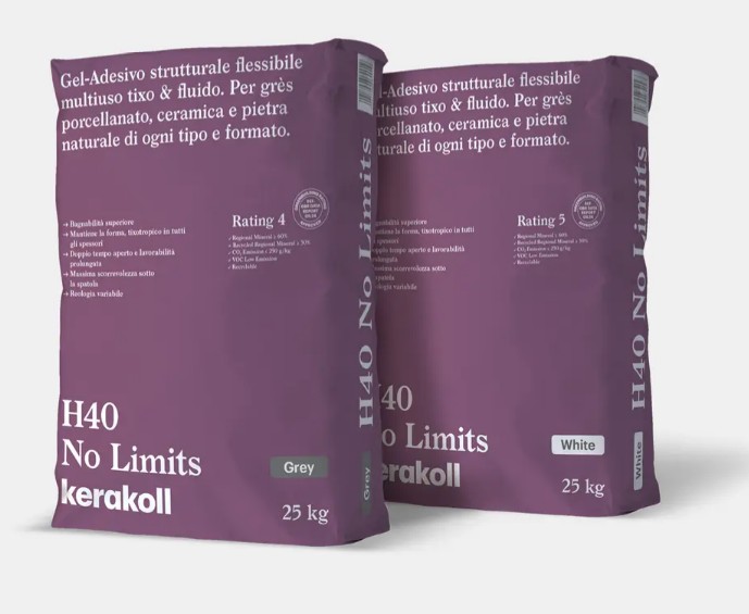 Kerakoll h40 no Limits - Gel Adesivo Flessibile Multiuso Kg25