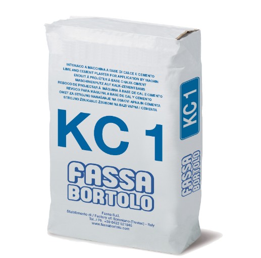 Intonaco kc1 di Fondo Int. Est. Fassa Bortolo (bancale 56pz)
