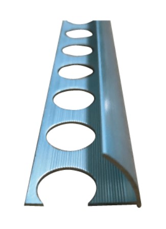 Profilo Jolly Alluminio Satinato 2.5 mt Tondo h8