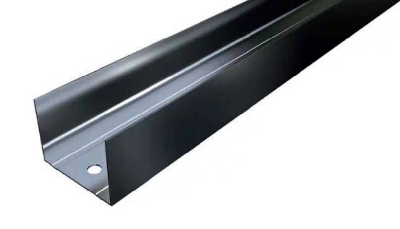 Guida  a  u  Struttura Profilo per Cartongesso  Lunghezza Barra 3 Metri