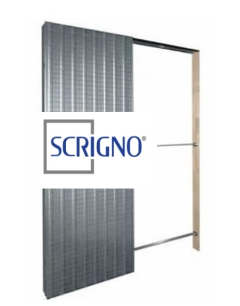 Controtelaio per Porta Scorrevole Scrigno Tech 95 Intonaco H210