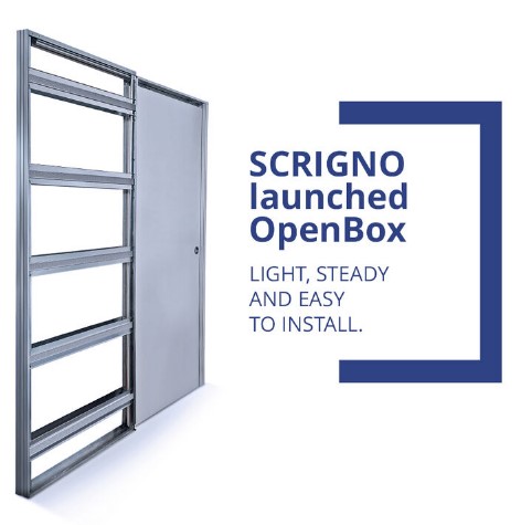Controtelaio a Scomparsa Scrigno Tech Cartongesso Openbox H.210