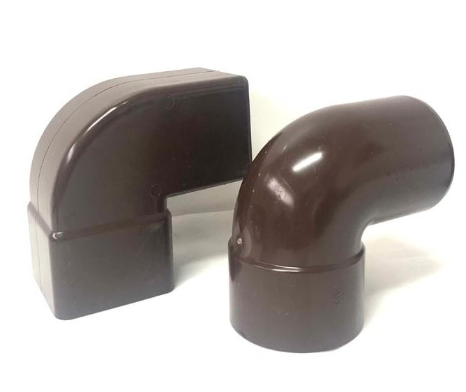 Curva Marrone tdm pvc Chiusa 87