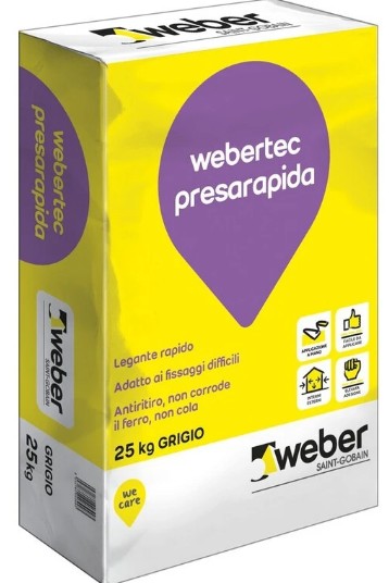 Cemento a Pronta Presa Webertec Presarapida