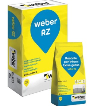 Rasante per Interni Liscio Weber rz Base Gesso